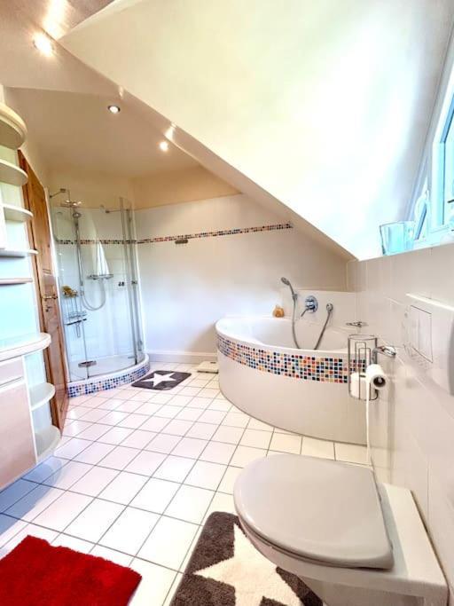 Sonnige Wohnung Am Lindenberg Lohfelden Bagian luar foto