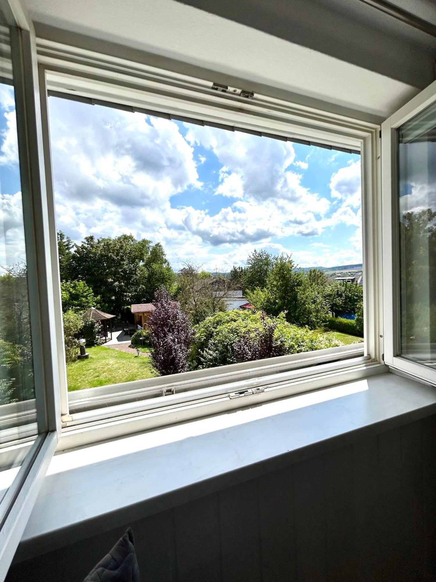 Sonnige Wohnung Am Lindenberg Lohfelden Bagian luar foto